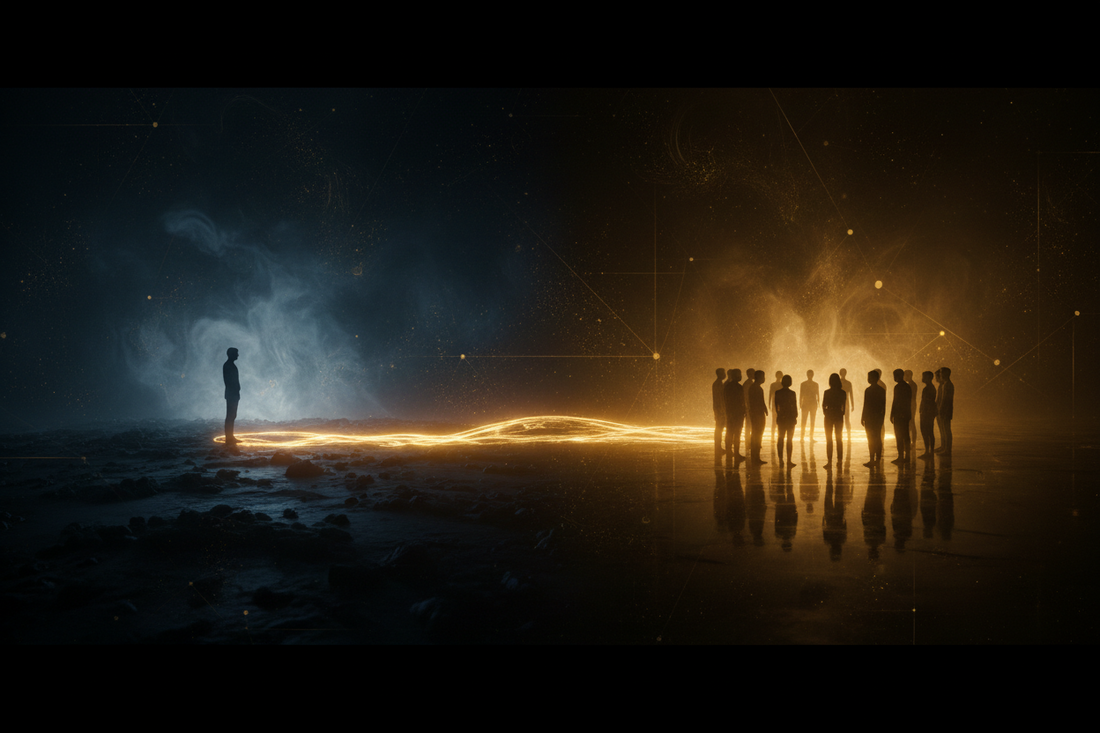 From Isolation to Connection: A Timeline Jump